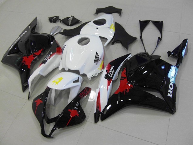 Custom 2009-2012 Black Red White Honda CBR600RR Motorcycle Bodywork Custom 2009-2012 Black Red White Honda CBR600RR Motorcycle Bodywork
