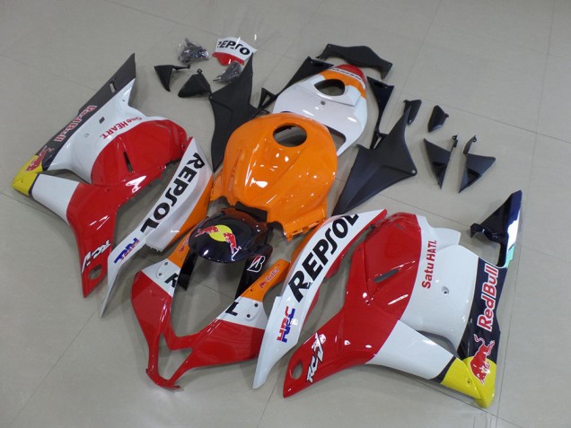 Custom 2009-2012 Repsol Red Bull Honda CBR600RR Moto Fairings Custom 2009-2012 Repsol Red Bull Honda CBR600RR Moto Fairings
