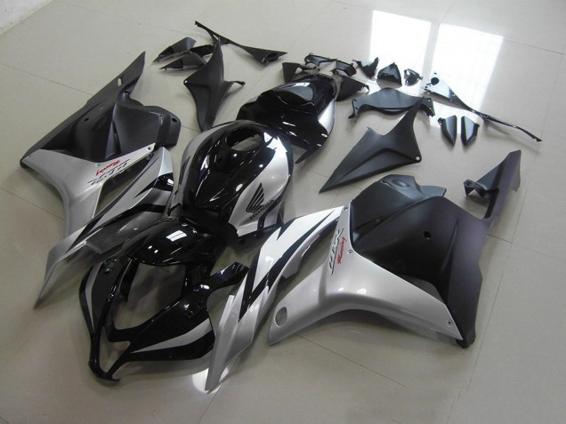 Custom 2009-2012 Black Silver Honda CBR600RR Motorbike Fairings Custom 2009-2012 Black Silver Honda CBR600RR Motorbike Fairings
