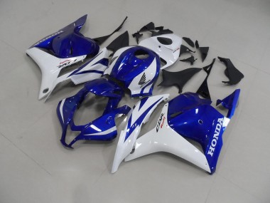 Aftermarket 2009-2012 Blue White Honda CBR600RR Motorcycle Fairing
