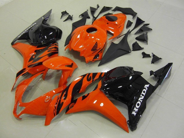 Custom 2009-2012 Orange Black Honda CBR600RR Motorcycle Fairing Kits Custom 2009-2012 Orange Black Honda CBR600RR Motorcycle Fairing Kits
