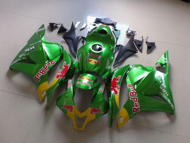 Custom 2009-2012 Green Red Bull Honda CBR600RR Motorcycle Bodywork Custom 2009-2012 Green Red Bull Honda CBR600RR Motorcycle Bodywork