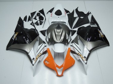 Custom 2009-2012 Orange Grey Black Honda CBR600RR Moto Fairings