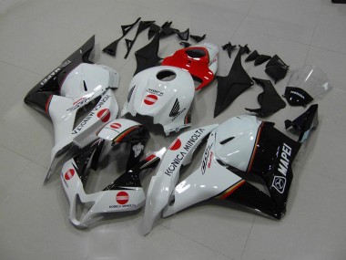 Custom 2009-2012 Red Konica Minolta Honda CBR600RR Motorcylce Fairings