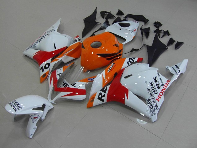 Custom 2009-2012 White Repsol Honda CBR600RR Motorcycle Fairings Custom 2009-2012 White Repsol Honda CBR600RR Motorcycle Fairings