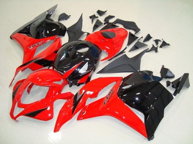 Custom 2009-2012 Red Black Honda CBR600RR Motorcycle Fairing