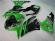 Custom 2009-2012 Black Green Kawasaki ZX6R Motorcycle Fairing Custom 2009-2012 Black Green Kawasaki ZX6R Motorcycle Fairing