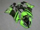 Aftermarket 2009-2012 Black Green 3M Touch4 Kawasaki ZX6R Motorbike Fairing