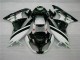 Aftermarket 2009-2012 Black White 3M Touch4 Kawasaki ZX6R Bike Fairings