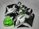 Custom 2009-2012 Green Black White 25 Kawasaki ZX6R Bike Fairings Custom 2009-2012 Green Black White 25 Kawasaki ZX6R Bike Fairings