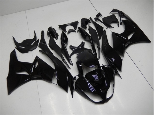 Custom 2009-2012 Glossy Black Kawasaki ZX6R Motorbike Fairing Custom 2009-2012 Glossy Black Kawasaki ZX6R Motorbike Fairing