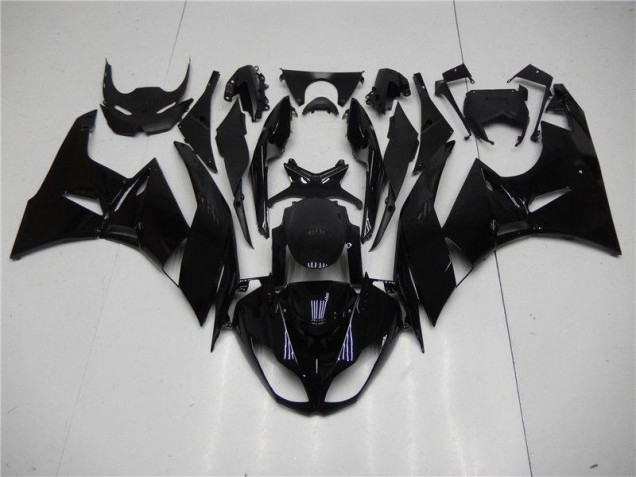 Custom 2009-2012 Glossy Black Kawasaki ZX6R Motorbike Fairing Custom 2009-2012 Glossy Black Kawasaki ZX6R Motorbike Fairing