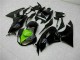 Custom 2009-2012 Black Green Kawasaki ZX6R Moto Fairings Custom 2009-2012 Black Green Kawasaki ZX6R Moto Fairings
