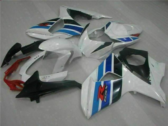 Custom 2009-2016 White Suzuki GSXR1000 Motorcycle Fairings Custom 2009-2016 White Suzuki GSXR1000 Motorcycle Fairings