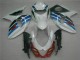 Custom 2009-2016 White Suzuki GSXR1000 Motorcycle Fairings Custom 2009-2016 White Suzuki GSXR1000 Motorcycle Fairings