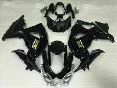 Custom 2009-2016 Black Suzuki GSXR1000 Bike Fairings & Bodywork