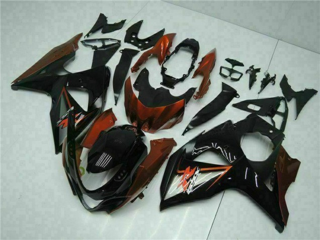 Custom 2009-2016 Brown Black Suzuki GSXR1000 Bike Fairing Kit Custom 2009-2016 Brown Black Suzuki GSXR1000 Bike Fairing Kit