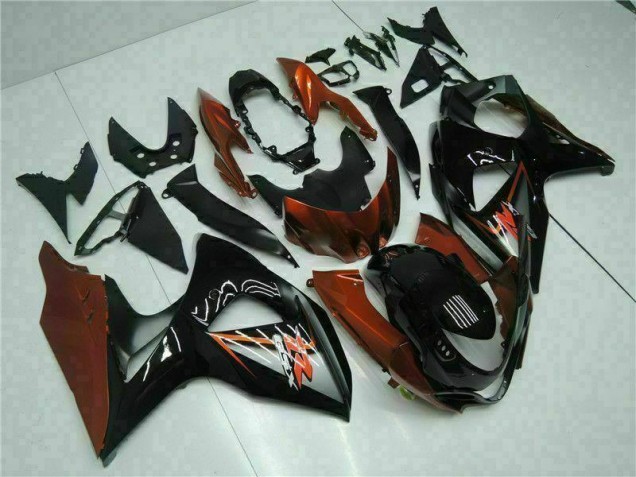 Custom 2009-2016 Brown Black Suzuki GSXR1000 Bike Fairing Kit Custom 2009-2016 Brown Black Suzuki GSXR1000 Bike Fairing Kit