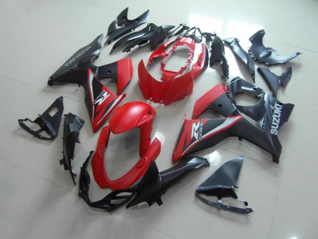 Custom 2009-2016 Matte Red Black Suzuki GSXR 1000 K9 Motorbike Fairing Custom 2009-2016 Matte Red Black Suzuki GSXR 1000 K9 Motorbike Fairing