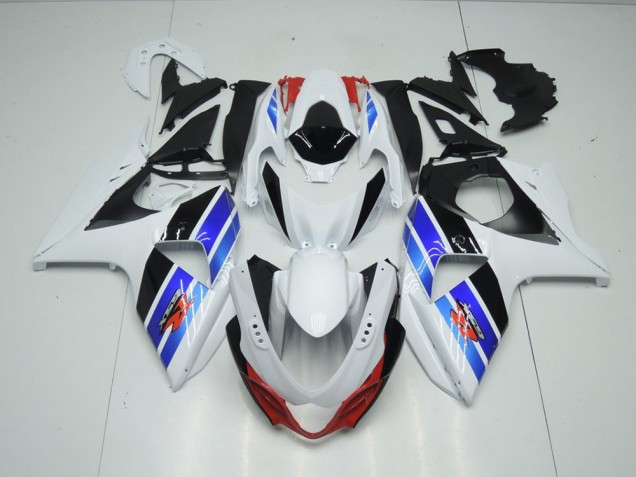 Custom 2009-2016 White Blue Black Suzuki GSXR 1000 K9 Bike Fairing Custom 2009-2016 White Blue Black Suzuki GSXR 1000 K9 Bike Fairing