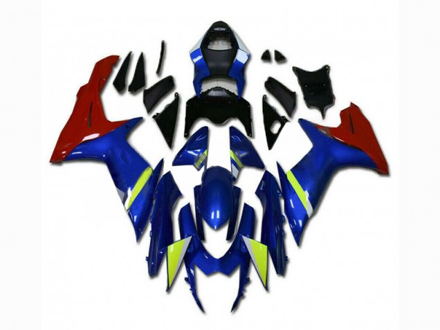 Custom 2011-2021 Blue Red Suzuki GSXR 600/750 Motorcycle Bodywork Custom 2011-2021 Blue Red Suzuki GSXR 600/750 Motorcycle Bodywork