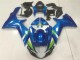 Custom 2011-2021 Blue Suzuki GSXR 600/750 Replacement Fairings Custom 2011-2021 Blue Suzuki GSXR 600/750 Replacement Fairings