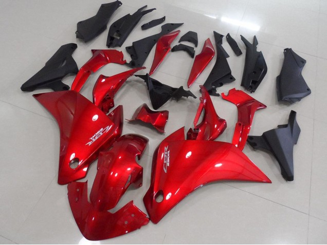 Aftermarket 2011-2013 Red Matte Black Honda CBR250RR Motorcyle Fairings