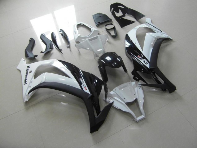 Custom 2011-2015 White Black Kawasaki ZX10R Motorbike Fairings Custom 2011-2015 White Black Kawasaki ZX10R Motorbike Fairings