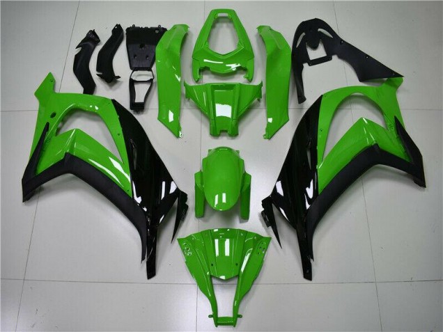 Custom 2011-2015 Green Black Kawasaki ZX10R Replacement Fairings Custom 2011-2015 Green Black Kawasaki ZX10R Replacement Fairings