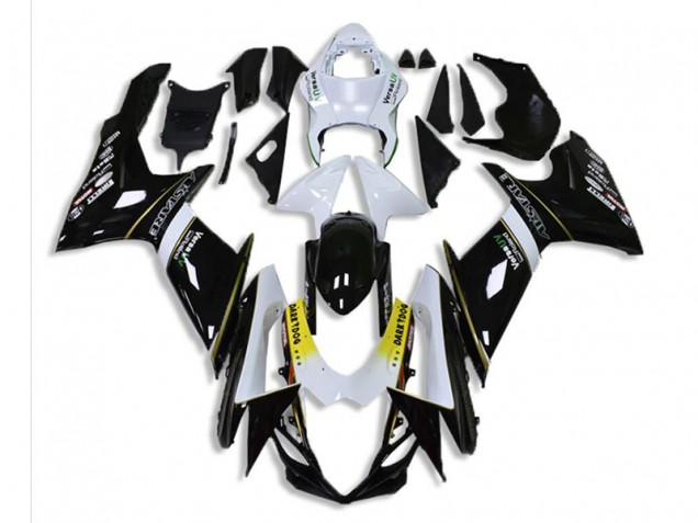 Custom 2011-2021 Black White Suzuki GSXR 600/750 Motorcylce Fairings Custom 2011-2021 Black White Suzuki GSXR 600/750 Motorcylce Fairings