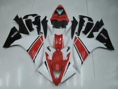Custom 2012-2014 White Red Black Yamaha YZF R1 Motorcylce Fairings