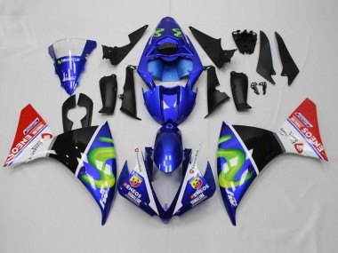 Custom 2012-2014 Blue White Black Red Yamaha YZF R1 Motorcycle Bodywork