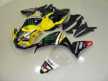 Aftermarket 2012-2014 Yamaha YZF R1 Motorcycle Fairings MF2302 - Yellow Monster