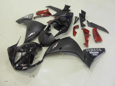 Custom 2012-2014 Matte Black Yamaha YZF R1 Motorcylce Fairings