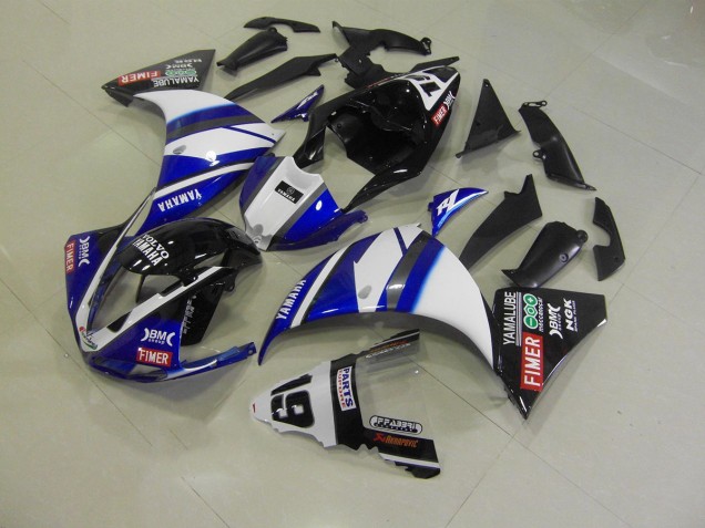 Aftermarket 2012-2014 Blue Black Yamaha YZF R1 Motorcycle Fairing