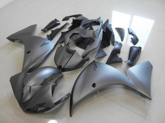 Aftermarket 2012-2014 Dark Grey Yamaha YZF R1 Bike Fairings