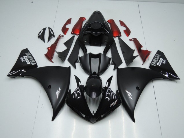 Aftermarket 2012-2014 Matte Black Yamaha YZF R1 Motorbike Fairing