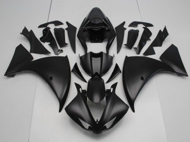 Custom 2012-2014 Matte Black Yamaha YZF R1 Replacement Motorcycle Fairings