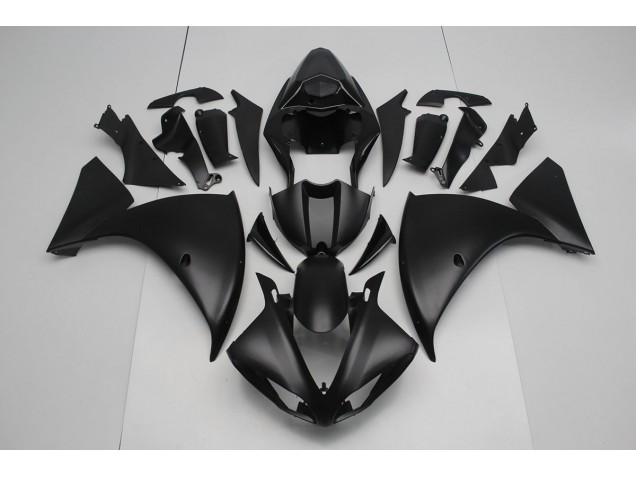 Custom 2012-2014 Matte Black Yamaha YZF R1 Replacement Motorcycle Fairings Custom 2012-2014 Matte Black Yamaha YZF R1 Replacement Motorcycle Fairings