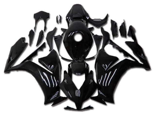 Custom 2012-2016 Glossy Black Honda CBR1000RR Replacement Fairings Custom 2012-2016 Glossy Black Honda CBR1000RR Replacement Fairings