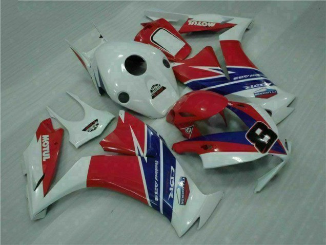 Custom 2012-2016 Red Blue White Honda CBR1000RR Replacement Motorcycle Fairings Custom 2012-2016 Red Blue White Honda CBR1000RR Replacement Motorcycle Fairings