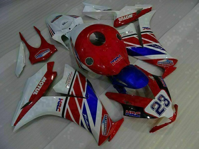 Custom 2012-2016 Red White Blue 23 Honda CBR1000RR Bike Fairing Kit Custom 2012-2016 Red White Blue 23 Honda CBR1000RR Bike Fairing Kit