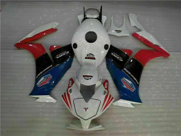 Custom 2012-2016 White Red Honda CBR1000RR Motorcycle Replacement Fairings