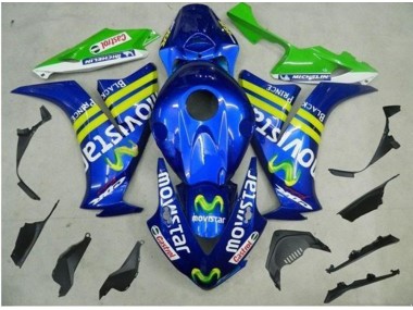 Custom 2012-2016 Movistars Honda CBR1000RR Motorcycle Replacement Fairings