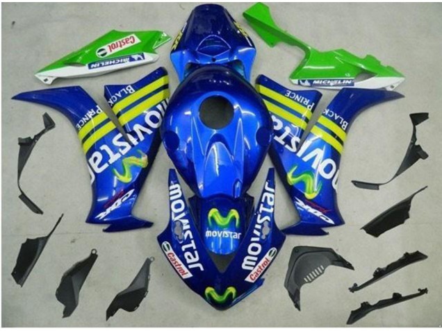 Custom 2012-2016 Movistars Honda CBR1000RR Motorcycle Replacement Fairings Custom 2012-2016 Movistars Honda CBR1000RR Motorcycle Replacement Fairings