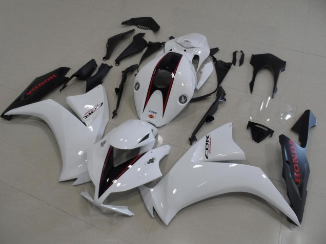 Custom 2012-2016 White and Matte Black OEM Style Honda CBR1000RR Motorbike Fairing Custom 2012-2016 White and Matte Black OEM Style Honda CBR1000RR Motorbike Fairing