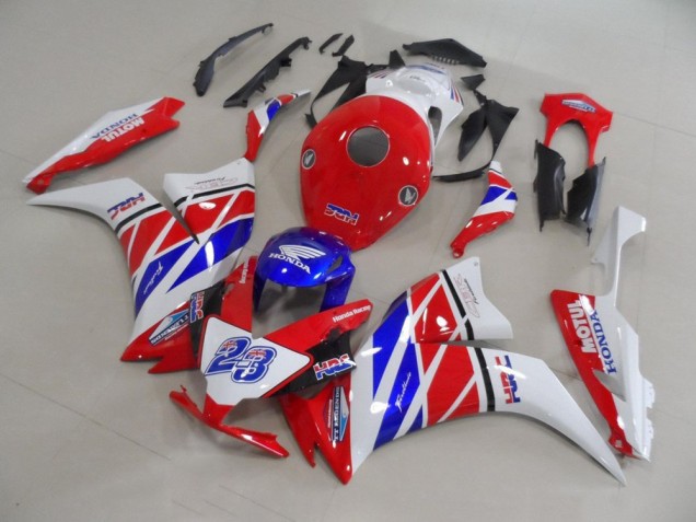 Custom 2012-2016 Red White Blue HRC 23 Honda CBR1000RR Replacement Motorcycle Fairings Custom 2012-2016 Red White Blue HRC 23 Honda CBR1000RR Replacement Motorcycle Fairings
