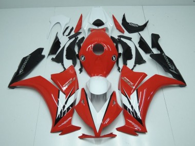 Custom 2012-2016 Red White and Black Honda CBR1000RR Bike Fairing Kit