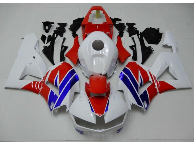 Custom 2013-2021 White Blue Red Honda CBR600RR Motorcycle Fairings Custom 2013-2021 White Blue Red Honda CBR600RR Motorcycle Fairings