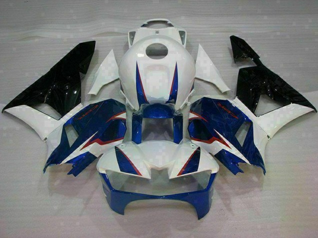Custom 2013-2021 Blue White Honda CBR600RR Motorcycle Fairings Custom 2013-2021 Blue White Honda CBR600RR Motorcycle Fairings